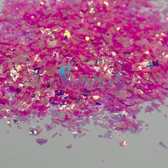 Hot Pink Flakes Glitter - Pink Glitter Hot Pink Flakes Glitter - Pink Glitter