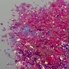 Hot Pink Flakes Glitter - Pink Glitter Hot Pink Flakes Glitter - Pink Glitter