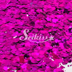 Berry Magenta Metallic Chunky Glitter - Purple Glitter Berry Magenta Metallic Chunky Glitter - Purple Glitter