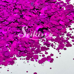 Berry Magenta Metallic Chunky Glitter - Purple Glitter Berry Magenta Metallic Chunky Glitter - Purple Glitter