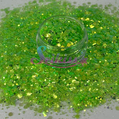 Gamma Iridescent Chunky Glitter - Green Glitter Gamma Iridescent Chunky Glitter - Green Glitter