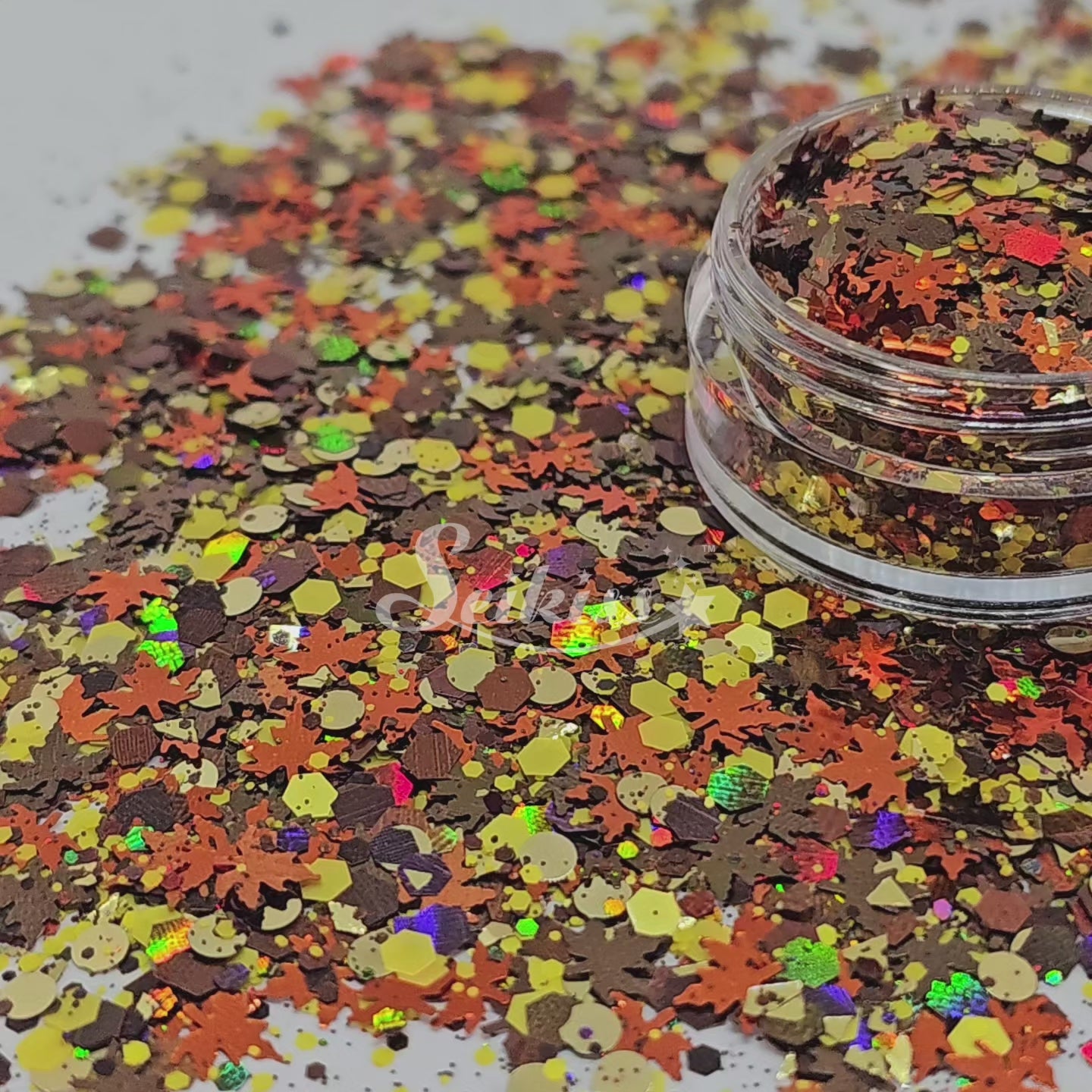Fall Maze - Multicolor Glitter Fall Maze - Multicolor Glitter