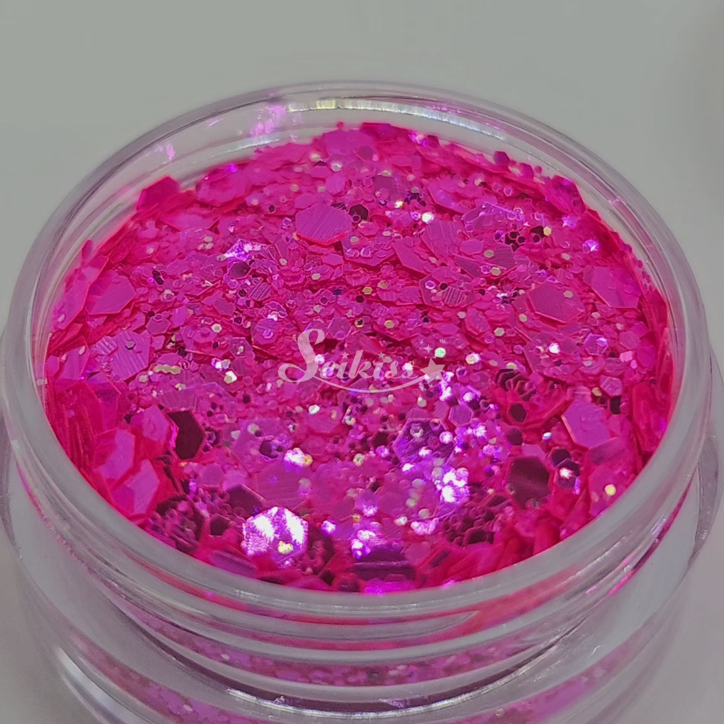 Electric Pink Metallic Chunky Glitter - Pink Glitter Electric Pink Metallic Chunky Glitter - Pink Glitter