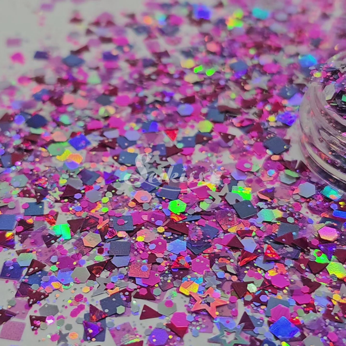 1982 Retro Glitter Mix - Multicolor Shape Glitter 1982 Retro Glitter Mix - Multicolor Shape Glitter
