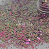 Succulent Chameleon Chunky Glitter - Pink Glitter / Golden Green Glitter Succulent Chameleon Chunky Glitter - Pink Glitter / Golden Green Glitter