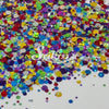 Caribbean Dot Shape Glitter - Multicolor Glitter Caribbean Dot Shape Glitter - Multicolor Glitter