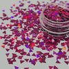 Seikiss Triangles Shape Glitter - Pink Glitter Seikiss Triangles Shape Glitter - Pink Glitter