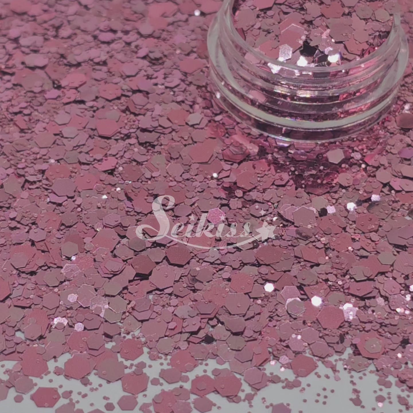 Rose Gold Metallic Chunky Glitter - Pink Glitter Rose Gold Metallic Chunky Glitter - Pink Glitter