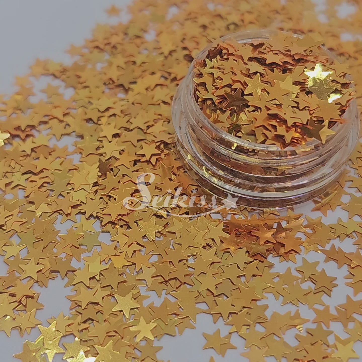 Gold Stars Metallic Shape Glitter - Gold Glitter Gold Stars Metallic Shape Glitter - Gold Glitter