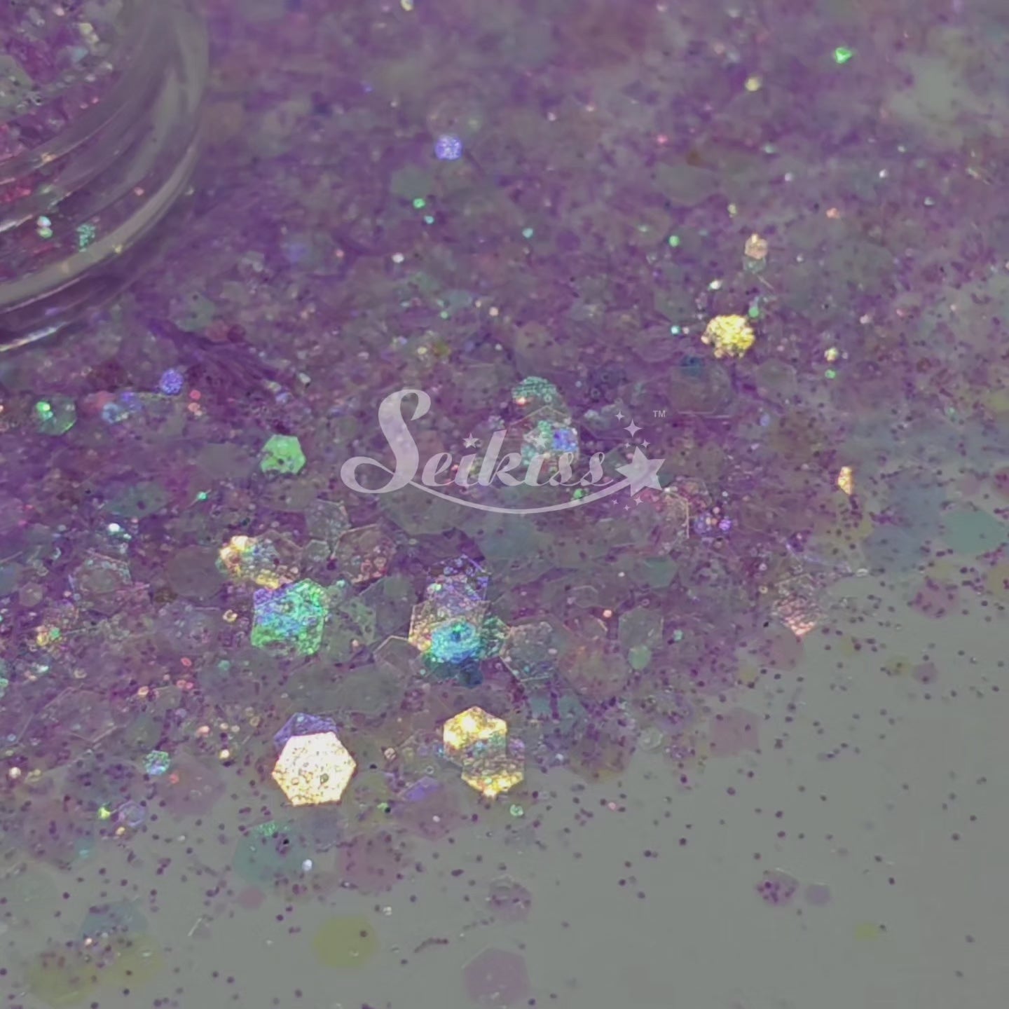 Lilac Iridescent Chunky Glitter - Purple Glitter Lilac Iridescent Chunky Glitter - Purple Glitter