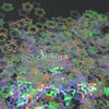 Iridescent Kawaii Stars Shape Glitter - White Glitter Iridescent Kawaii Stars Shape Glitter - White Glitter