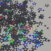 Black Retro Stars Shape Glitter - Black Glitter Black Retro Stars Shape Glitter - Black Glitter