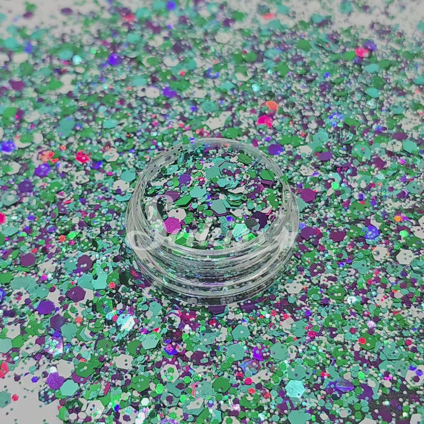 Cyber City Holographic Chunky Glitter - Multicolor Glitter Cyber City Holographic Chunky Glitter - Multicolor Glitter