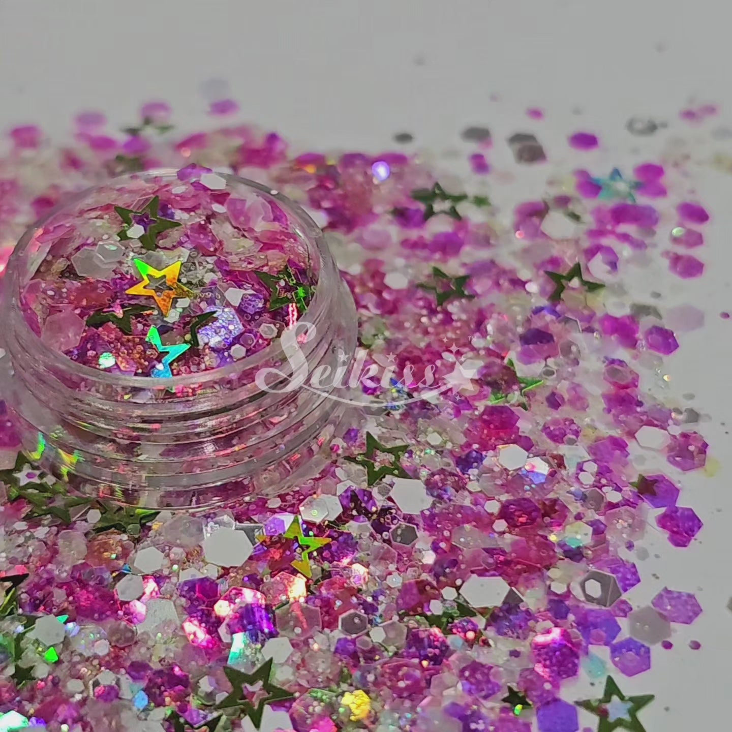 Melon Splash Glitter Mix - Multicolor Shape Glitter Melon Splash Glitter Mix - Multicolor Shape Glitter
