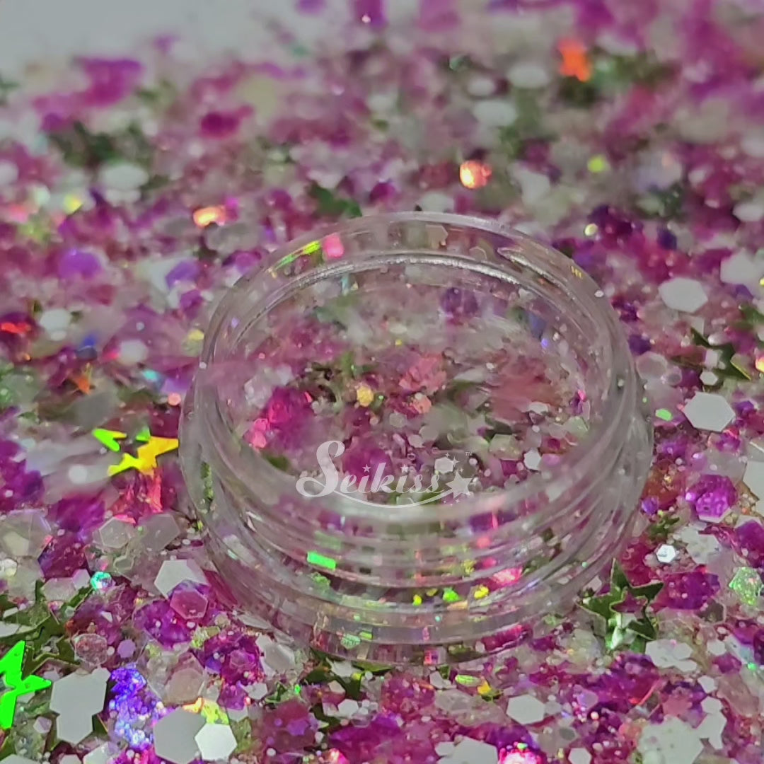 Melon Splash Glitter Mix - Multicolor Shape Glitter Melon Splash Glitter Mix - Multicolor Shape Glitter