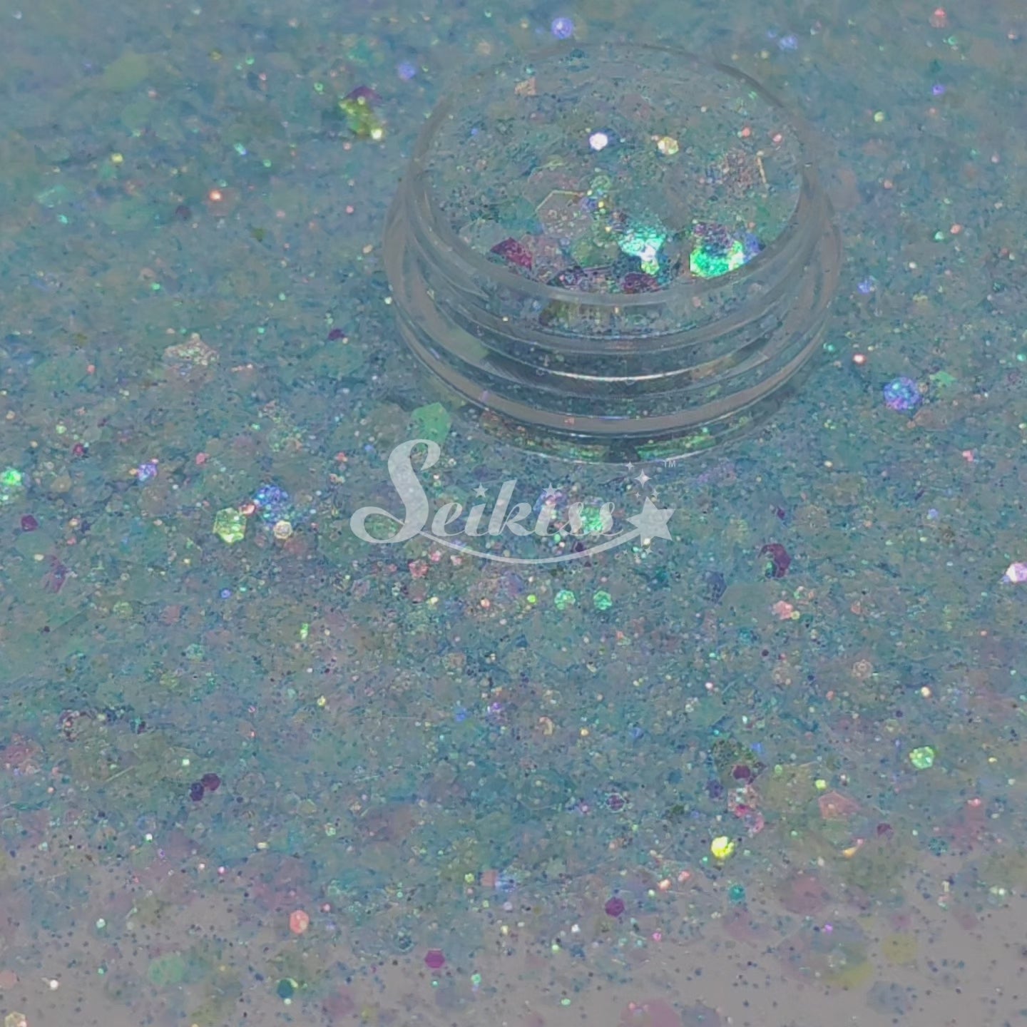 Glacier Iridescent Chunky Glitter - Blue Glitter Glacier Iridescent Chunky Glitter - Blue Glitter