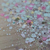 Princess Glow Chunky Glitter - White Glitter Princess Glow Chunky Glitter - White Glitter