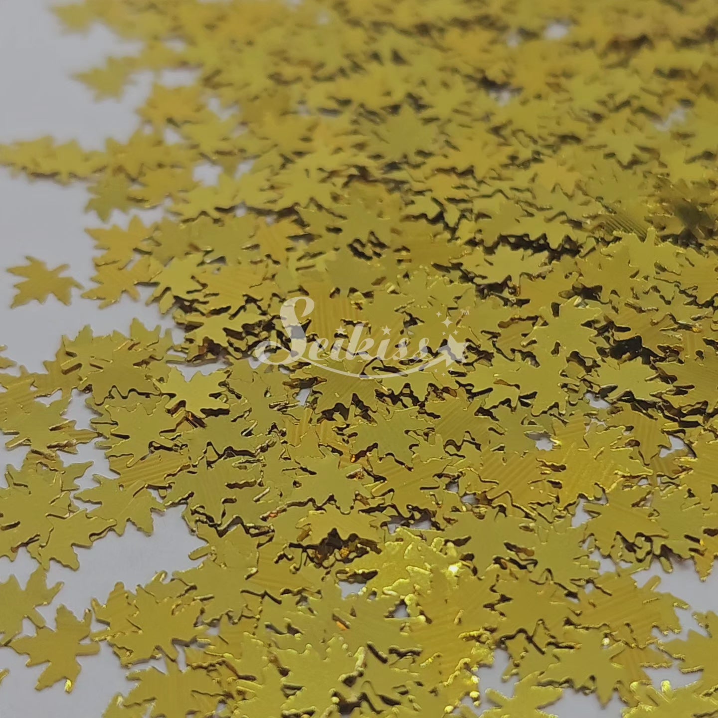 Golden Autumn Leaf Shape Glitter - Gold Glitter Golden Autumn Leaf Shape Glitter - Gold Glitter