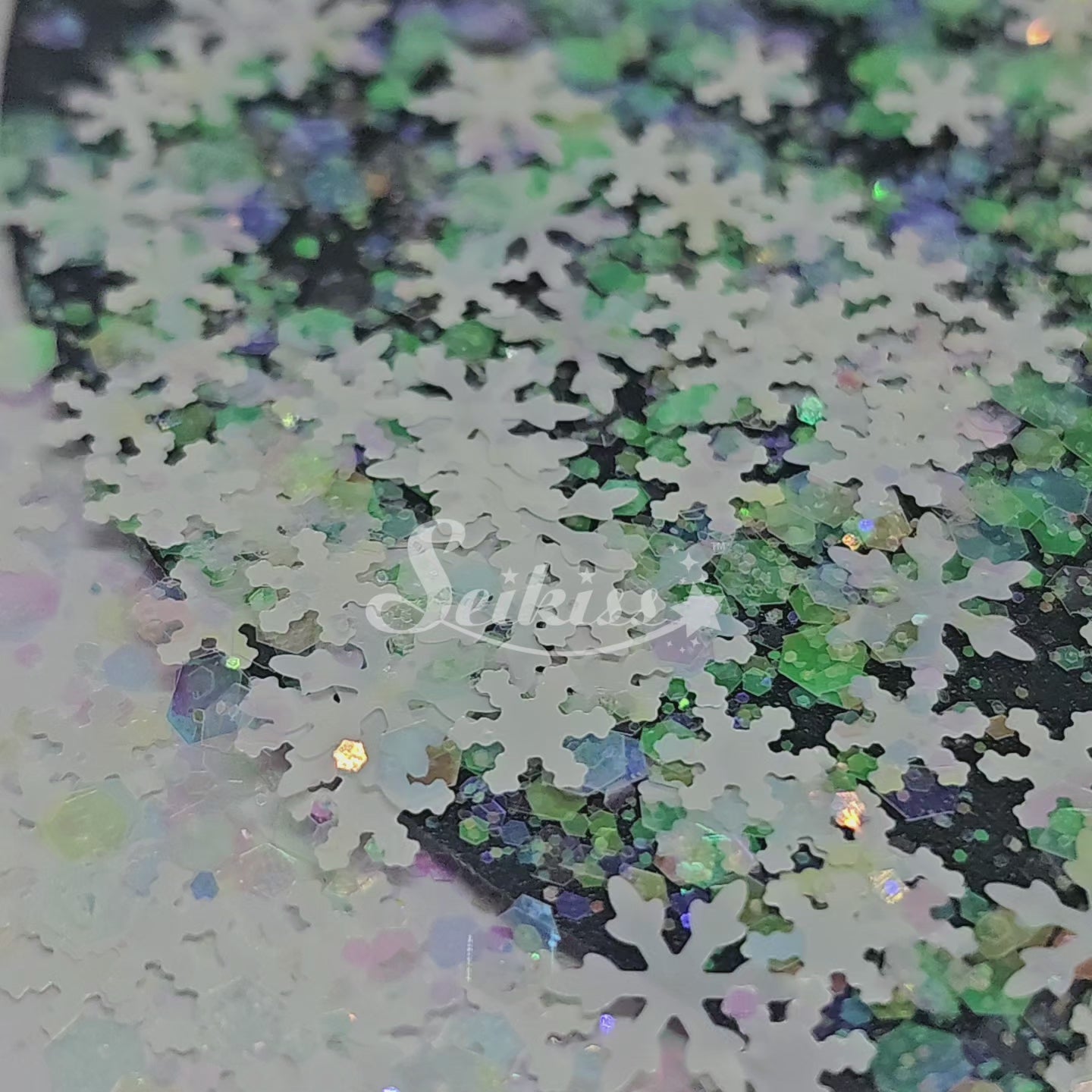 White Christmas Chunky Glitter - White Glitter White Christmas Chunky Glitter - White Glitter