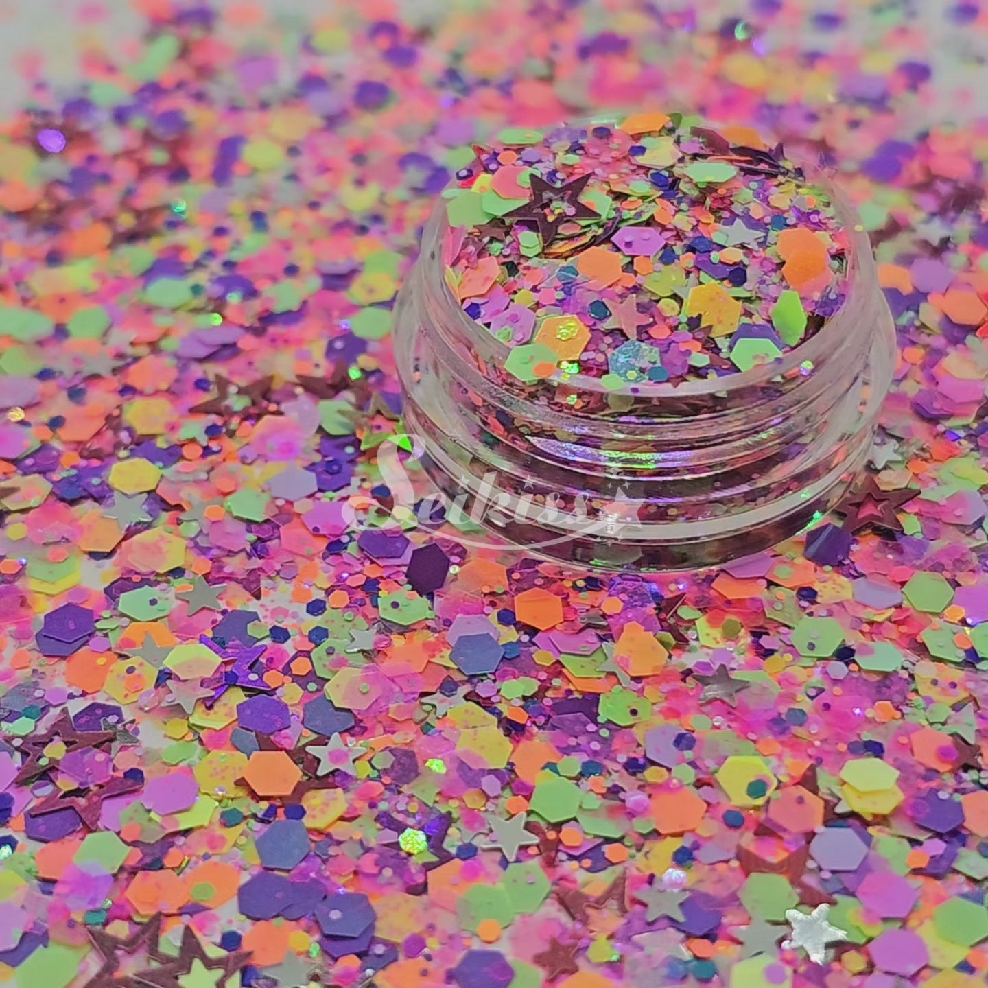 Fiesta Glitter Mix - Multicolor Shape Glitter Fiesta Glitter Mix - Multicolor Shape Glitter