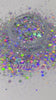 Stars Crossed Galaxy Holographic Chunky Glitter - Silver Glitter Stars Crossed Galaxy Holographic Chunky Glitter - Silver Glitter