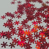 Red Snowflakes Shape Glitter - Red Glitter Red Snowflakes Shape Glitter - Red Glitter
