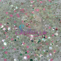 Princess Glow Chunky Glitter - White Glitter Princess Glow Chunky Glitter - White Glitter