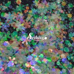 Iridescent Winter Chunky Glitter - White Glitter Iridescent Winter Chunky Glitter - White Glitter