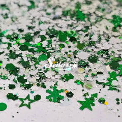 Winter in Green Chunky Glitter - Green Glitter Winter in Green Chunky Glitter - Green Glitter