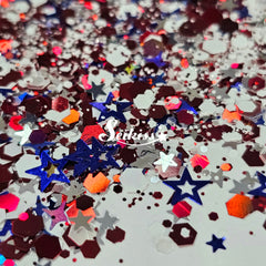 Freedom Holographic Chunky Glitter - Multicolor Glitter Freedom Holographic Chunky Glitter - Multicolor Glitter