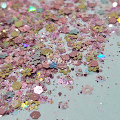 Blossom Glitter Mix - Flower Shape Glitter Blossom Glitter Mix - Flower Shape Glitter