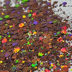 Chocolat Holographic Chunky Glitter - Brown Glitter Chocolat Holographic Chunky Glitter - Brown Glitter