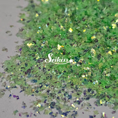 Small Flakes Glitter Bundle (Set of 3) - Green, Pink, and Yellow Glitter Small Flakes Glitter Bundle (Set of 3) - Green, Pink, and Yellow Glitter
