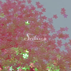 Coral Sea Stars Shape Glitter - Pink Glitter Coral Sea Stars Shape Glitter - Pink Glitter