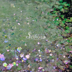 Moonlight Pink Chunky Glitter - White Glitter Moonlight Pink Chunky Glitter - White Glitter