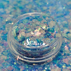 Cindy at Midnight Iridescent Chunky Glitter - Blue Glitter Cindy at Midnight Iridescent Chunky Glitter - Blue Glitter