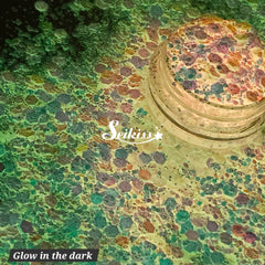 Pink Glow in the dark Chunky Glitter - Pink Glitter Pink Glow in the dark Chunky Glitter - Pink Glitter