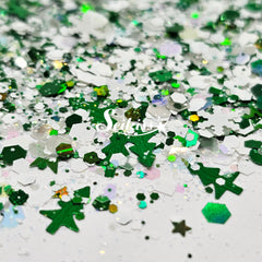 Winter in Green Chunky Glitter - Green Glitter Winter in Green Chunky Glitter - Green Glitter