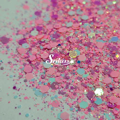 Kiss Pink Iridescent Chunky Glitter - Pink Glitter Kiss Pink Iridescent Chunky Glitter - Pink Glitter