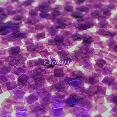 Purple Squares Shape Glitter - Purple Glitter Purple Squares Shape Glitter - Purple Glitter