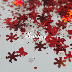 Red Holiday Chunky Glitter - Red Glitter Red Holiday Chunky Glitter - Red Glitter