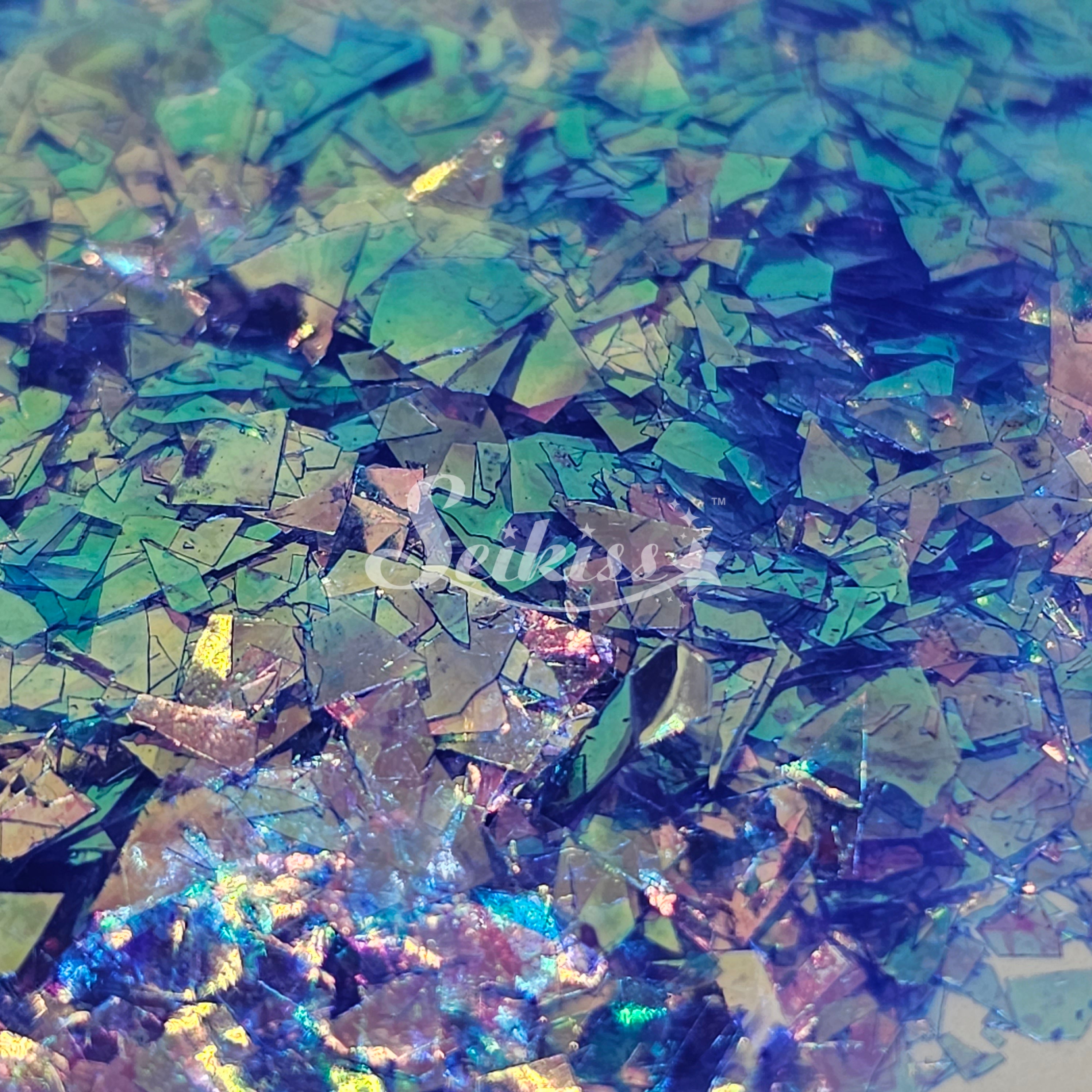 Edible Crafting Glitter Flakes - Pink 5g