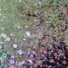 Moonlight Pink Chunky Glitter - White Glitter Moonlight Pink Chunky Glitter - White Glitter