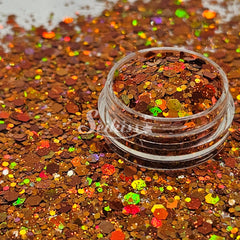 Fancy Ginger Holographic Chunky Glitter - Orange Glitter Fancy Ginger Holographic Chunky Glitter - Orange Glitter