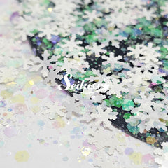 White Christmas Chunky Glitter - White Glitter White Christmas Chunky Glitter - White Glitter