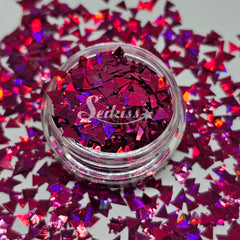 Seikiss Triangles Shape Glitter - Pink Glitter Seikiss Triangles Shape Glitter - Pink Glitter