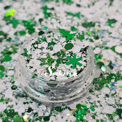 Winter in Green Chunky Glitter - Green Glitter Winter in Green Chunky Glitter - Green Glitter