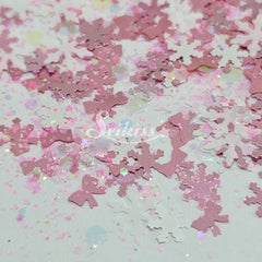 Pink Holiday Chunky Glitter - Pink Glitter Pink Holiday Chunky Glitter - Pink Glitter