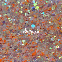 Carrots Iridescent Chunky Glitter - Orange Glitter Carrots Iridescent Chunky Glitter - Orange Glitter