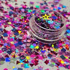 1982 Retro Glitter Mix - Multicolor Shape Glitter 1982 Retro Glitter Mix - Multicolor Shape Glitter